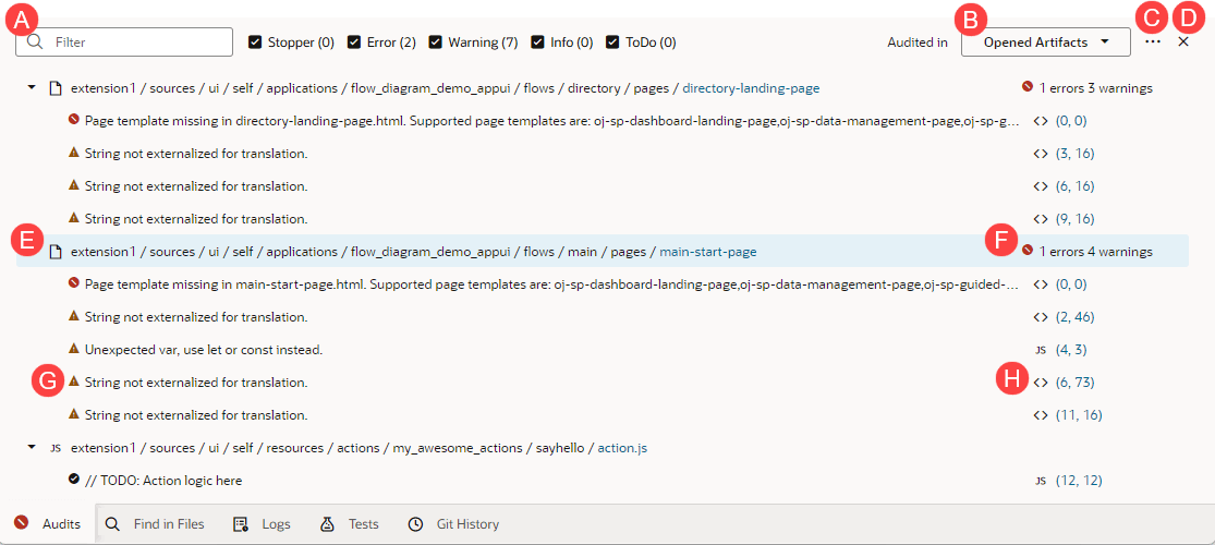 Description of audit-results-appui.png follows