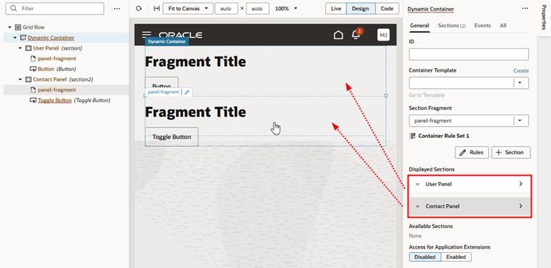 Description of dyncontainer-fragmentpanels-appui.png follows