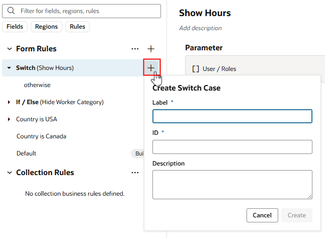 Description of nested-switch-createcase.png follows