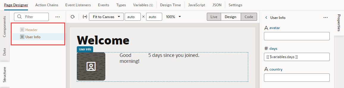 Description of sectioned-result-page-designer-rootview-appui.png follows