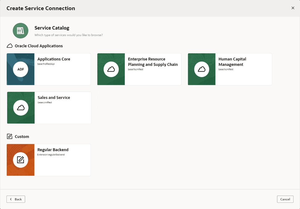 Description of service-connections-create-selectcatalog-appui.png follows