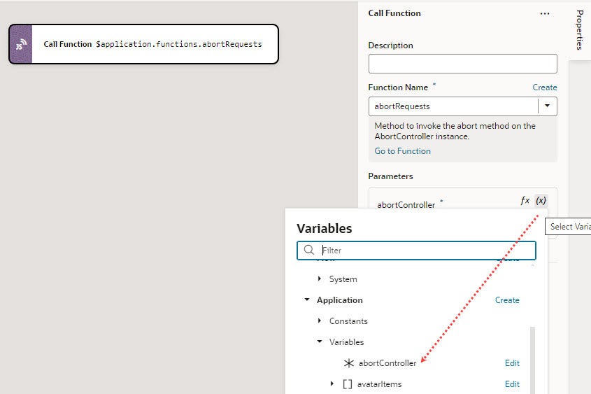 Description of abortcontroller-mapinputparam1.jpg follows
