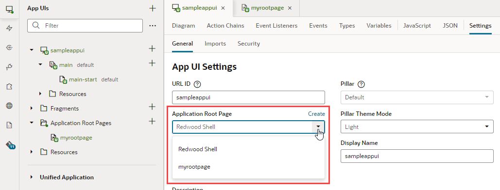 Description of rootpageinsettings1.png follows Description of rootpageinsettings1.png follows