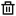 Delete icon