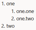 Numeric list output with Textile