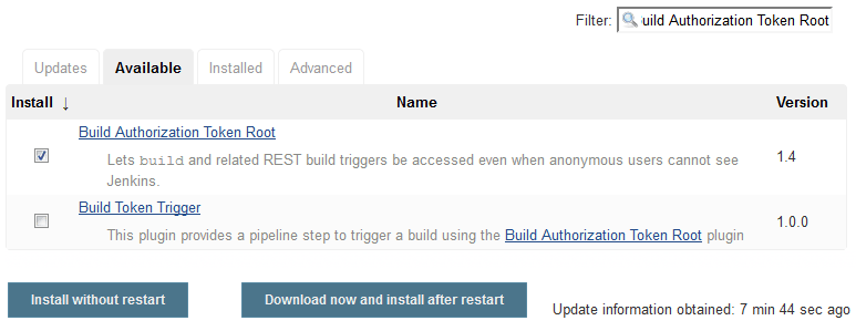 Description of jenkins-build-authorization-token-root-plugn.png follows