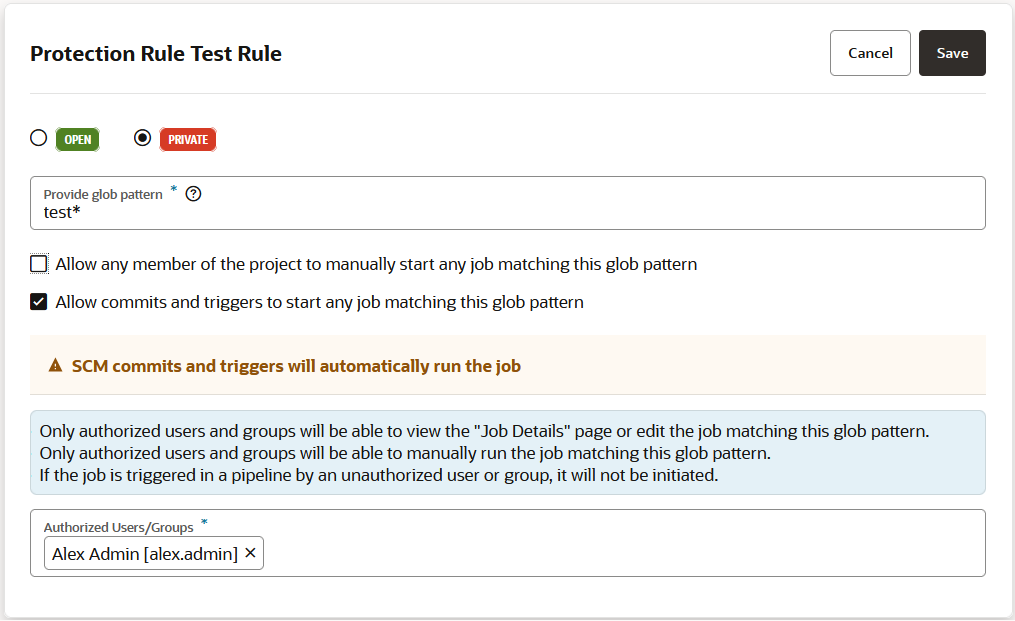 Description of job-protection-page-allow-commits-and-triggers.png follows