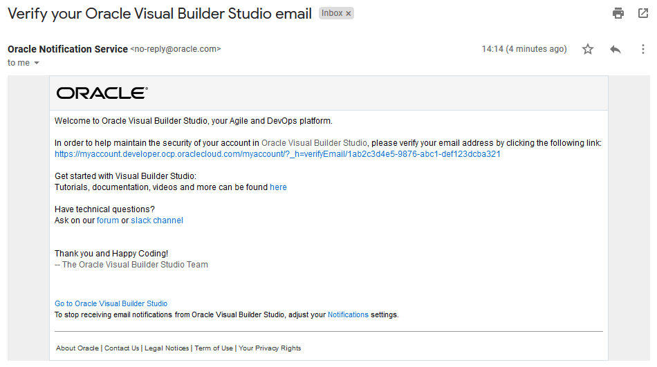 Description of vbstudio-verification-email1.png follows