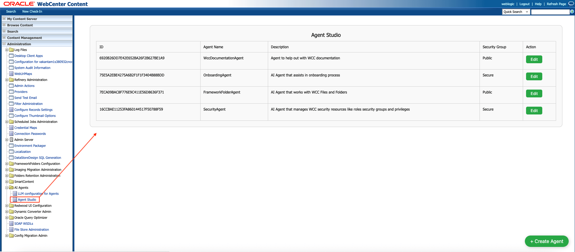 Agent Studio Landing Page