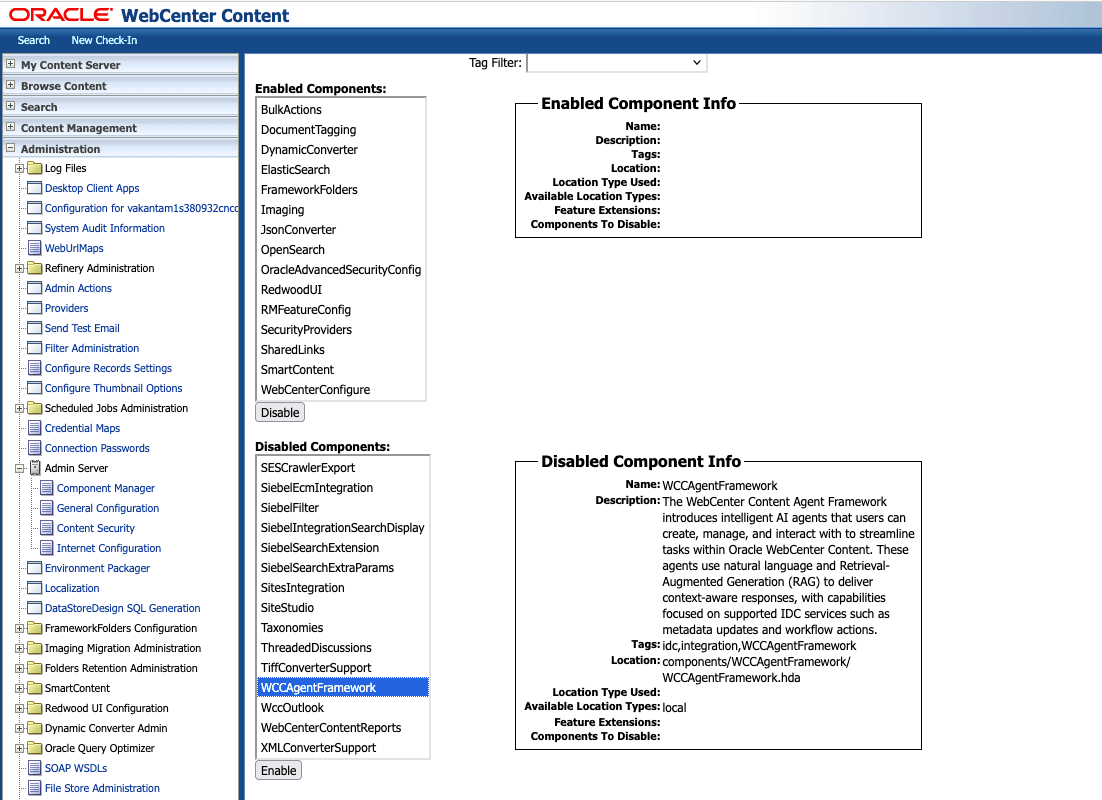 Enable Component