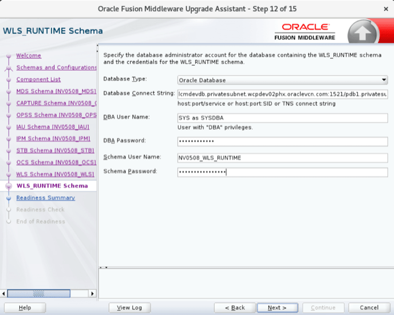 Schema readiness step 12