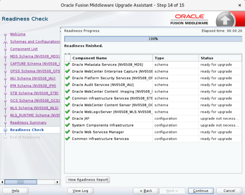 Schema readiness step 14