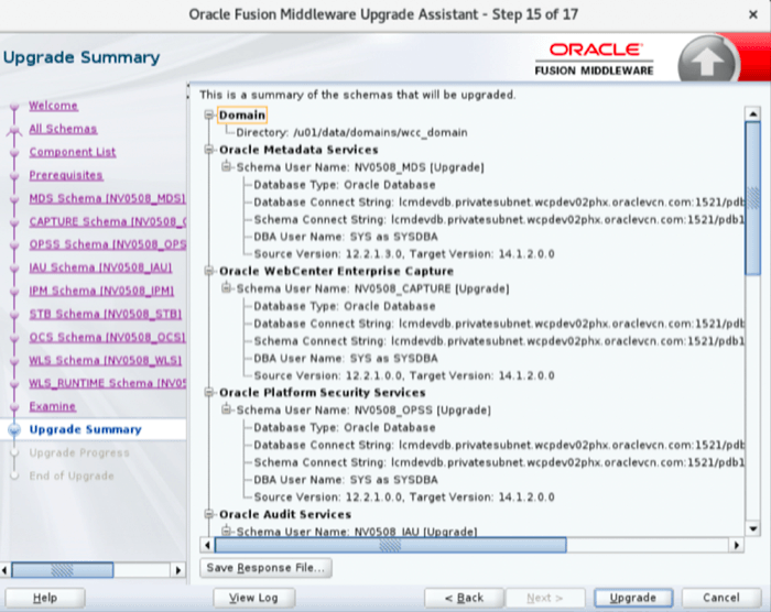 Schema upgrade step 15