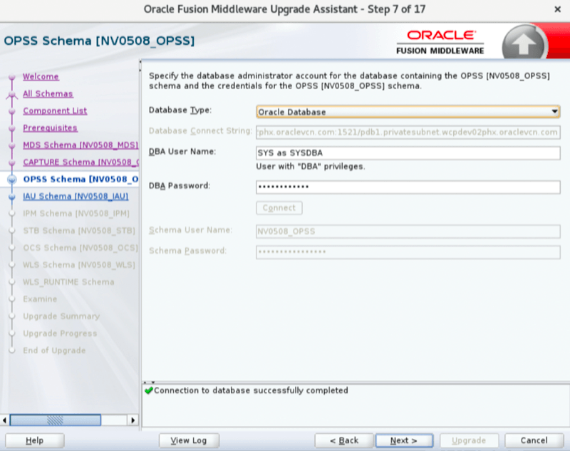 Schema upgrade step 7