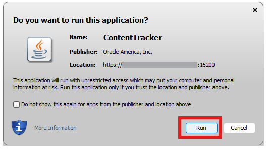 This image shows the Applet Execition Window.
