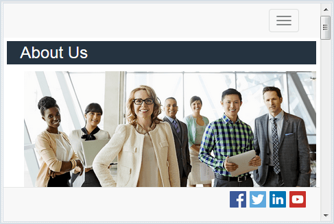 Shows a page automatically whose page layout is automatically adjusted for a 320 by 480 pixel landscape display.