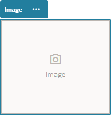 Shows an image component in its original state without a selected image.