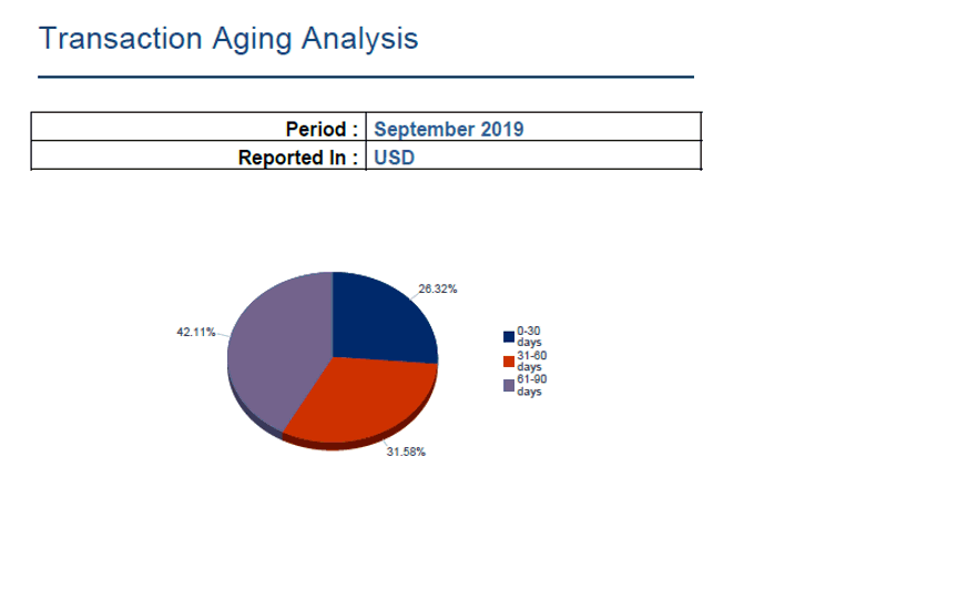 Transaction Aging Analysis Report