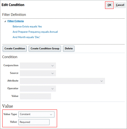 Completeness Check Example Performing a Completeness Check in Account Reconciliation