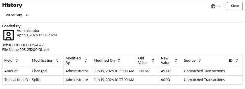 Original Transaction Audit Trail Original Transaction Audit Trail
