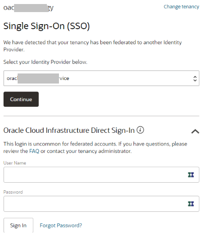 Description of fawag_oracle_cloud_account_sso_direct_signin.png follows
