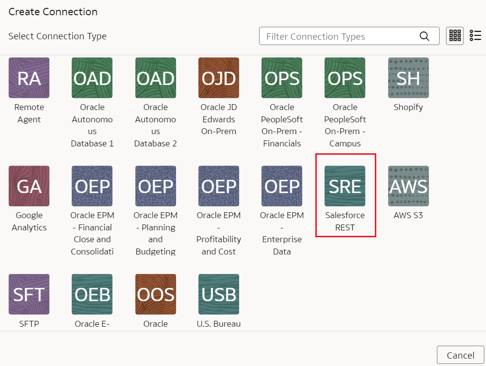 Salesforce REST connection option