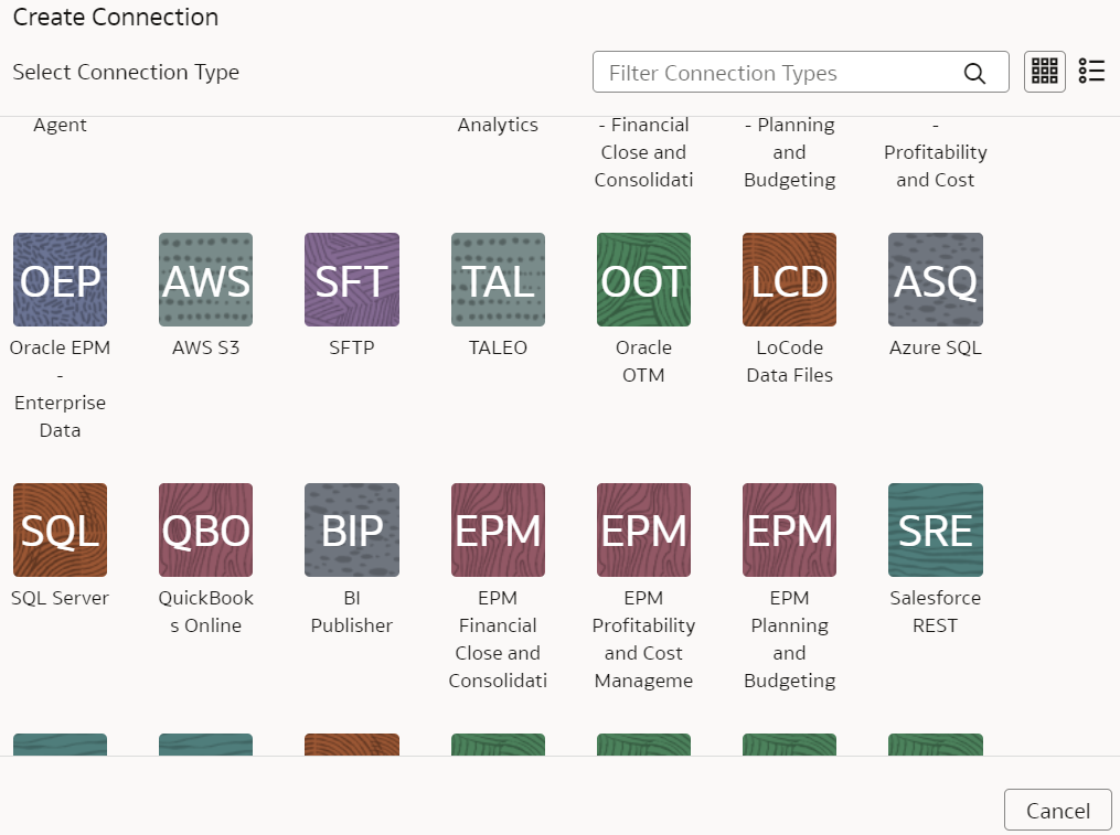 QuickBooks Online connection option