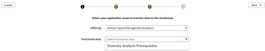Step 1 of the wizard to create a data pipeline