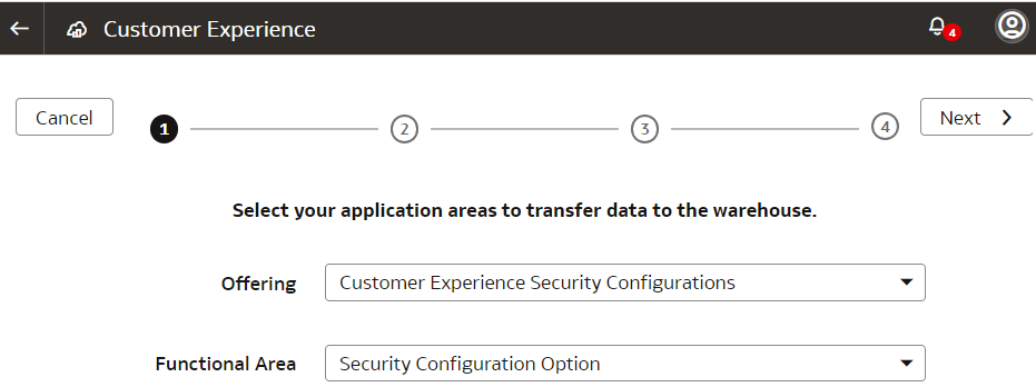 Create a data pipeline to synchronize data security setup from Cloud CX Create a data pipeline to synchronize data security setup from Cloud CX