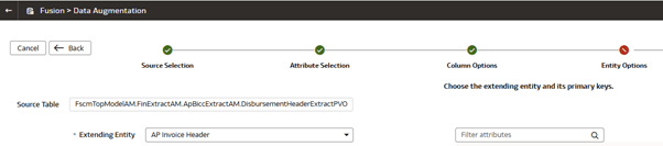 Frequent Data Refresh dialog: Select functional Area Frequent Data Refresh dialog: Select functional Area