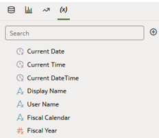 Default and custom parameters for the Balance Sheet dashboard Default and custom parameters for the Balance Sheet dashboard