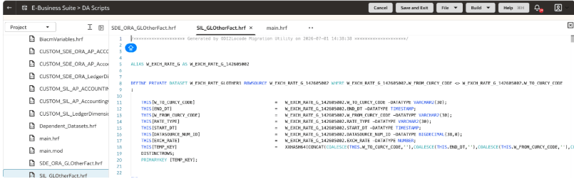 Specify file name