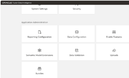 Data Configuration tile on the Administration Console Data Configuration tile on the Administration Console