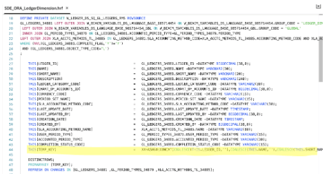 TEMP_KEY column TEMP_KEY column