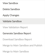 Validate the sandbox