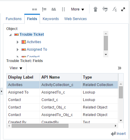 Selecting a Field from an Object in a Related Collection