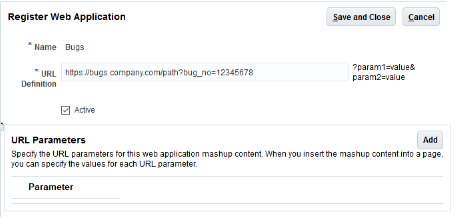 This screenshot is an illustration of editing a mashup.