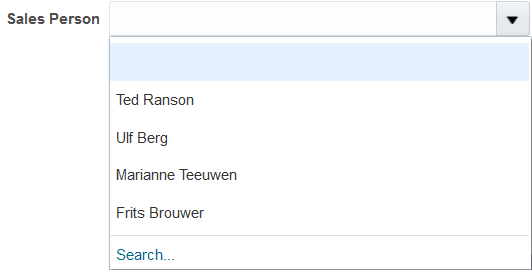 This is a screenshot of a dynamic choice list field at runtime, where users can search for and select a value for this field.