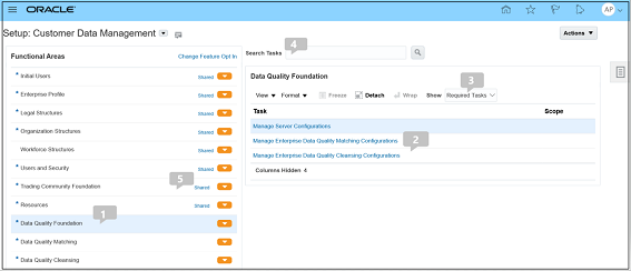 Setup: Customer Data Management