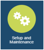 Setup and Maintenance icon.