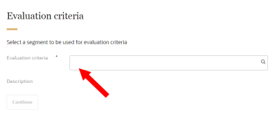 An image of the Evaluation criteria section