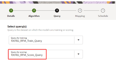 An image of the query for scoring field