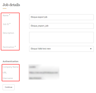 An image of the job details section
