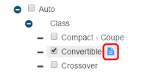 Image of the details icon that is displayed next to categories on hover over