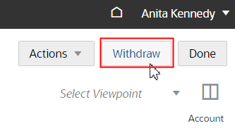 withdraw button