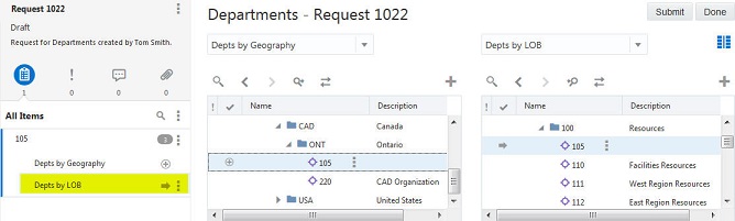 locate node from request example