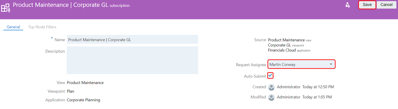 screenshot shows Martin Conway selected as the request assignee