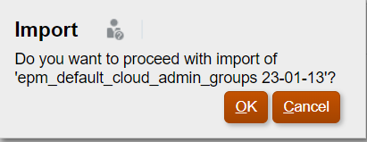 import group confirmation