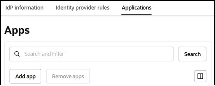 Assign applications to policy