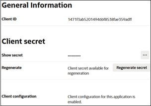 Note Client ID and Client Secret